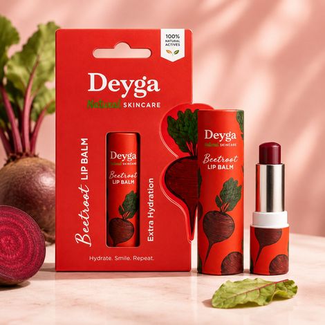 Buy Deyga Beetroot Lip Balm | Tinted Lip Care | For Dry & Chapped Lips | For Pigmented Lips | For Women & Men (Pack of 1, Stick Lip Balm) 5.5 gm-Purplle
