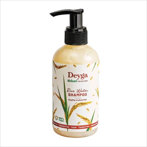 Buy Deyga Rice Water Shampoo (220 ml) | Controls Frizz | Deep Cleanses Scalp | Free from Paraben and Sulfate-Purplle