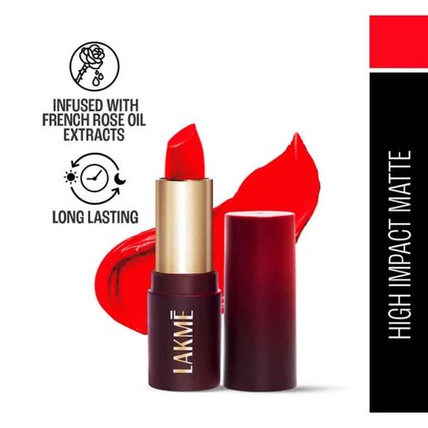 Buy Lakme The Original Collection Forever Matte Lipstick RedBombshell 4.5 gm-Purplle
