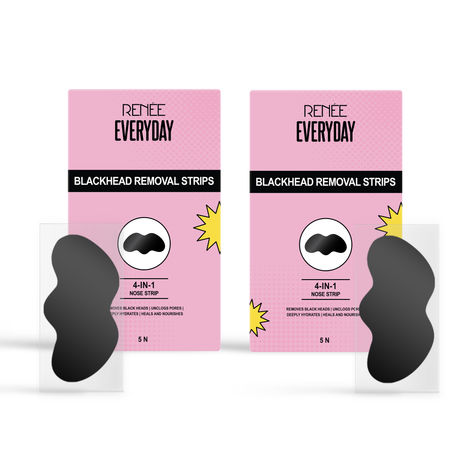 Buy Renee Everyday Black Head Removal Strips, Pack of 2-Purplle