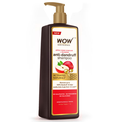 Buy WOW Skin Science Apple Cider Vinegar Shampoo - 1000 ml-Purplle