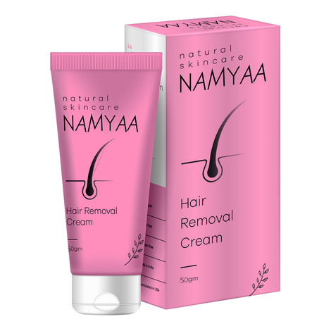 Buy Namyaa Hair Removal Cream for Intimate Skin Women 50 gm with After Wax Soothing Serum with Vitamin C-Purplle