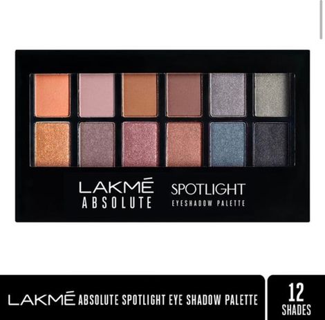 Buy Lakme Absolute Spotlight Eye Shadow Palette, Smokin Glam (12 gm)-Purplle