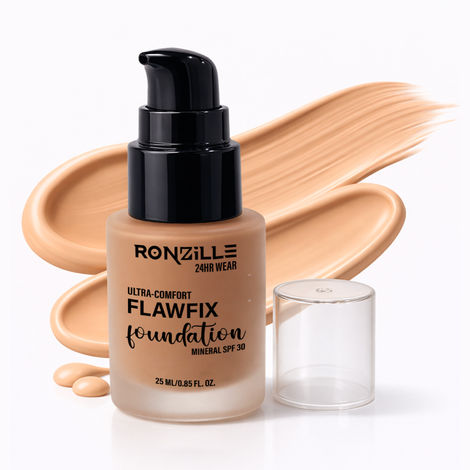 Buy 24HR Wear Ultra Comfort Flawfix Foundation Mineral SPF30(Shade-104,25ml)-Purplle