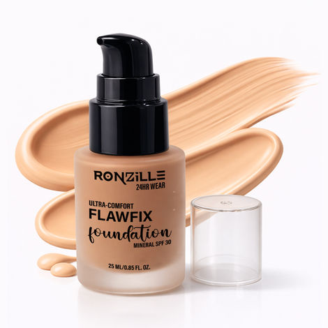 Buy 24HR Wear Ultra Comfort Flawfix Foundation Mineral SPF30(Shade-102,25ml)-Purplle