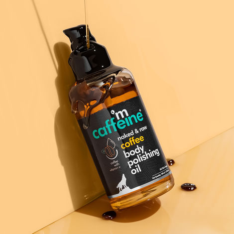 Buy mCaffeine Naked & Raw Coffee Body Polishing Oil (100 ml)-Purplle