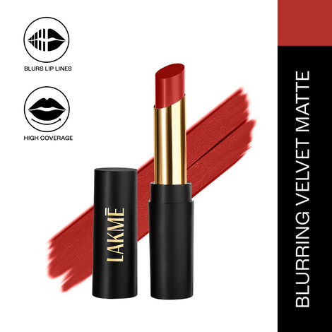 Buy Lakme SHOWSTOPPER COLLECTION Beyond Matte Bullet 102 RedRuby 3.4 gm-Purplle