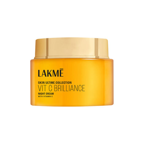 Buy Lakme Vitamin C Brilliance Night Cream with Vitamin C | For Healthy & Glowing skin | 50 gm-Purplle