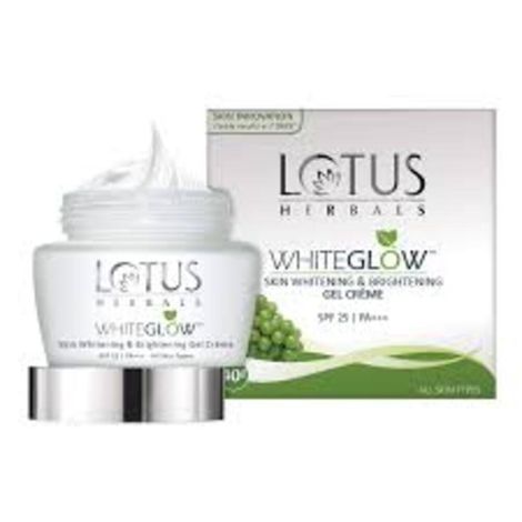 Buy Lotus Herbals Whiteglow Skin Whitening & Brightening Gel Cream SPF 25 Pa +++, 40 gm-Purplle
