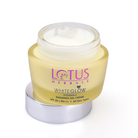 Buy Lotus Herbals Whiteglow Vitamin-C Radiance Gel Creme with SPF-20 (50 gm)-Purplle