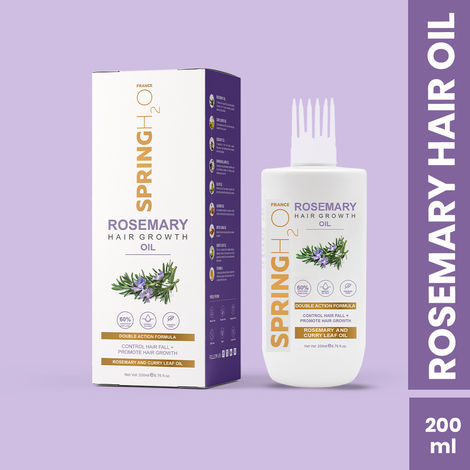Buy Spring H2O Rosemary Hair Growth Oil for Hair Growth & Hair Fall Control 200 ml-Purplle
