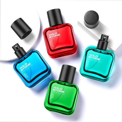 Buy Wild Stone Edge, Forest Spice, Hydra Energy and Ultra Sensual Perfume Combo for Men, Long Lasting Smell | Pack of 4 (30ml each)-Purplle