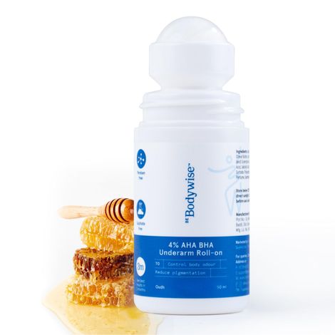 Buy Be Bodywise 4% AHA BHA Underarm Roll On (Oudh Fragrance) - 50 ml-Purplle