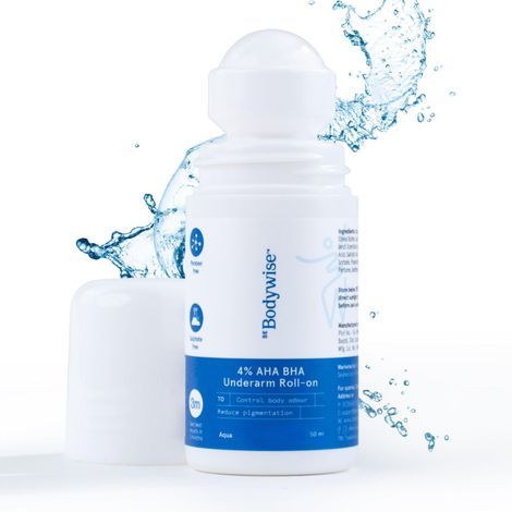 Buy Be Bodywise 4% AHA BHA Underarm Roll On (Aqua Fragrance) - 50 ml-Purplle