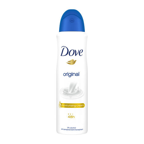 Buy Dove Original, Strong Antiperspirant Deodorant For Women, Clean And Fresh Fragrance Aerosol, Long Lasting Anti Sweat And Body Odour Protection Spray , 250 ml  -Purplle