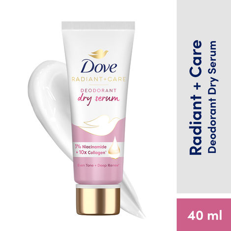 Buy Dove Radiant + Care Deodorant Dry Serum 3% Niacinamide + 10x COLLAGEN (40 ml)-Purplle