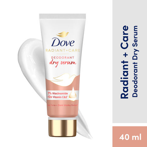Buy Dove Radiant + Care Deodorant Dry serum 3% Niacinamide + 10x Vitamin C&E (40 ml)-Purplle