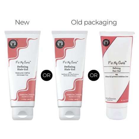 Buy Fix My Curls Travel Size Styling Bundle With Defining Hair Gel And Leave In Cream, 50GM Each-Purplle