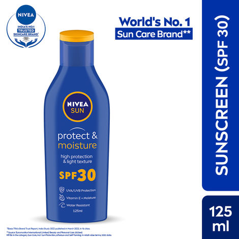 Buy Nivea Sun Moisturising Lotion SPF-30 (125 ml)-Purplle