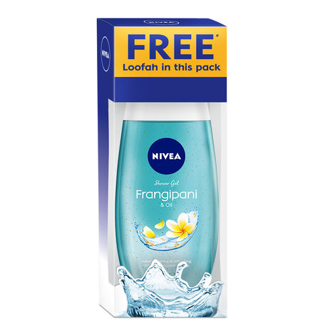 Buy Nivea Frangipani & Oil 250 + Loofah Free-Purplle