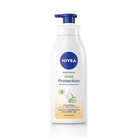 Buy NIVEA Aloe Protection Spf 15 Body Lotion (400 ml)-Purplle