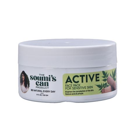 Buy The Soumi'S Can Product Active Face Pack (For Sensitive Skin) Jar (150 gm)-Purplle