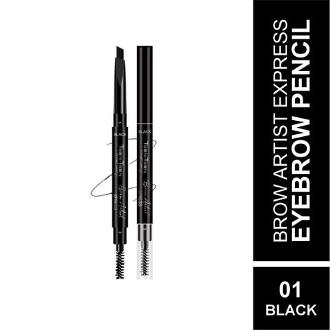 Buy Teen Teen Cosmetics Brow Artist xpress with Smudger Eyebrow Pencil, Deep Black, 0.35 gm-Purplle