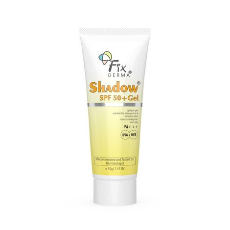 Buy Fixderma Shadow Sunscreen SPF 50+ PA+++ Gel Sunscreen For UVA & UVB Protection | Sunscreen For Women & Men 40 gm-Purplle