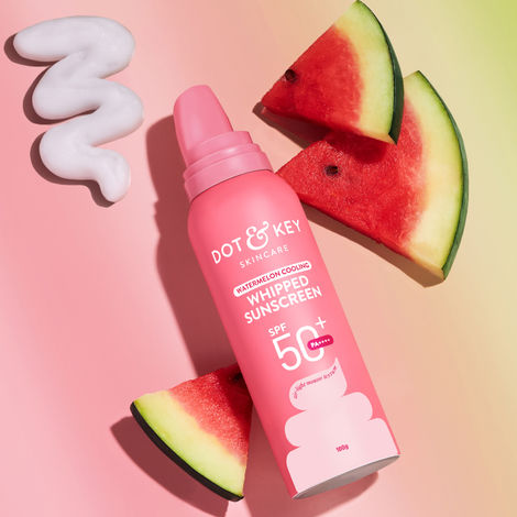 Buy Dot & Key Skincare Watermelon Cooling Whipped Sunscreen SPF 50+ PA++++ - 100 gm-Purplle