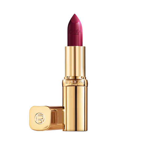 Buy L’Oreal Paris Color Hydrating Riche Satin Lipstick - 124 S'il Vous Plait, 4.3 gm-Purplle