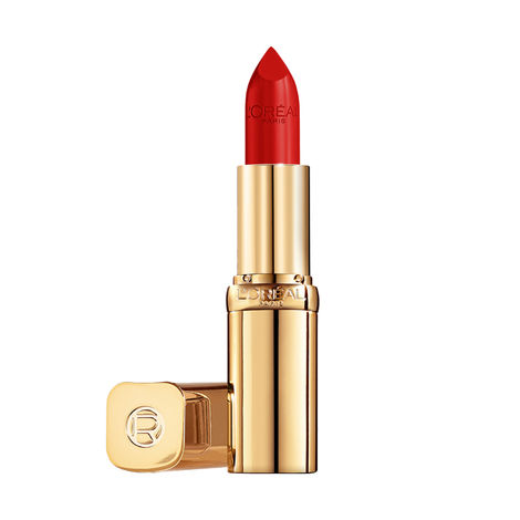 Buy L'Oreal Paris Color Hydrating Riche Satin Lipstick - 297 Red Passion, 4.3 gm-Purplle