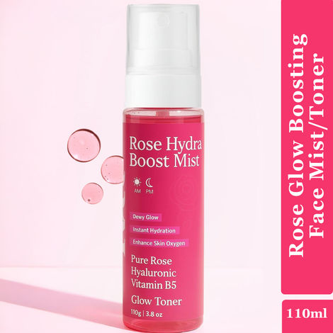 Buy M&U Rose Hydra Glow Boost Face Mist With Hyaluronic 110 gm-Purplle