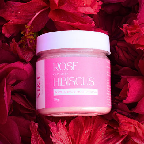 Buy M&U Rose And Hibiscus Moisturizing Clay Mask 100 gm-Purplle