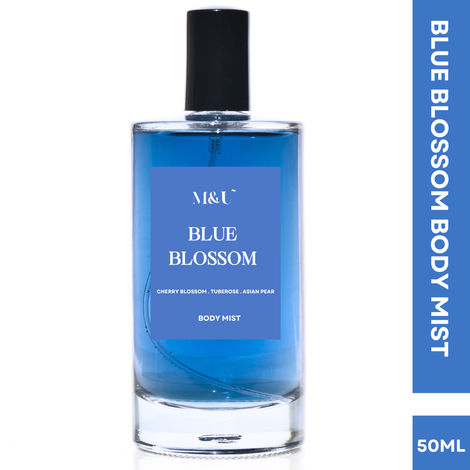 Buy M&U Blue Blossom Body Mist 50 gm-Purplle
