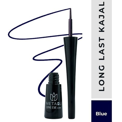 Buy METABU Long Lasting Luxe Eye Liquid Liner Blue - 4 ml-Purplle