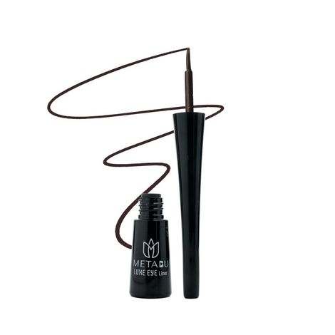 Buy METABU Long Lasting Luxe Eye Liquid Liner Brown - 4 ml-Purplle