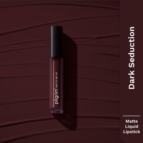 Buy Pilgrim Liquid Lipstick Dark Seduction (3 ml)-Purplle
