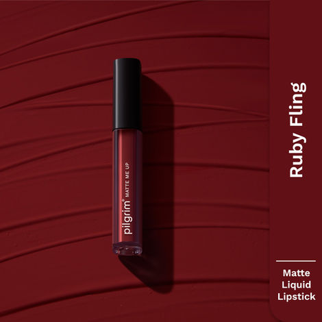 Buy Pilgrim Liquid Lipstick Ruby Fling (3 ml)-Purplle