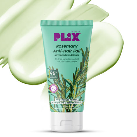 Buy PLIX - THE PLANT FIX Rosemary Advanced Anti Hair Fall Conditioner With Rosemary For Reducing Hair Loss, Breakage| | All Hair Types | Men & Women | Sulphate & Parabeen Free| 175 ml-Purplle