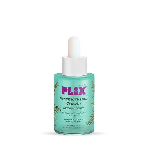 Buy PLIX - THE PLANT FIX Rosemary Hair Growth Serum with 3% Redensyl, 4% AnaGain, 3% Baicapil, 30 ml | Stimulates Hair Growth, Increase Hair Density & Thickens Hair | For Men & Women-Purplle