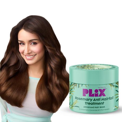 Buy PLIX - THE PLANT FIX Rosemary Anti-Hair Fall Treatment Advanced Hair Mask With 3% Rosemary Extract, Ceramides & Plant Keratin | Hair Mask For Dry And Frizzy Hair| 200 gm-Purplle