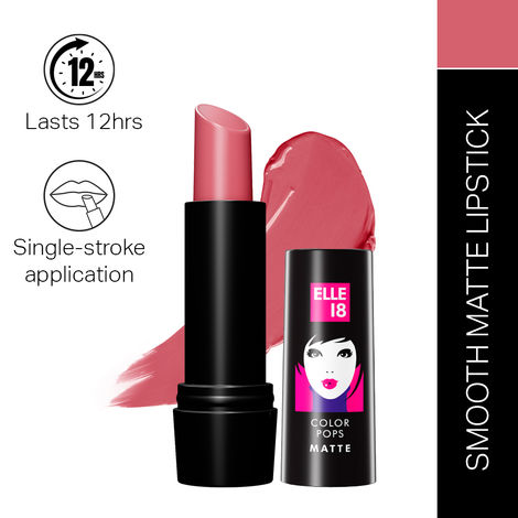 Buy Elle18 Color Pop Matte Lip Color, C26, Coral Diva, 4.3 gm-Purplle