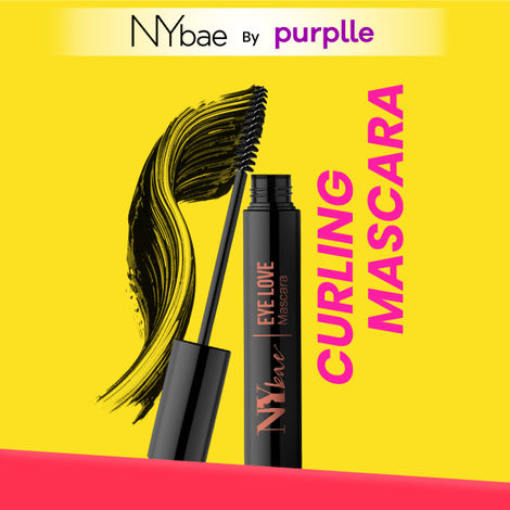 Buy NY Bae Eye Love Curling Mascara - Intense Black (8 ml) | Volume + Length + Curl Effect | Thick Eyelashes | Smudgeproof | Dries Quickly | Eye Makeup-Purplle