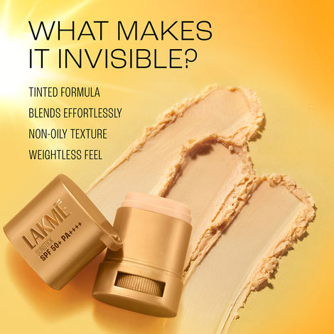 Lakme Sun Expert Invisible SPF 50 PA++++ Sunscreen Stick 8 gm