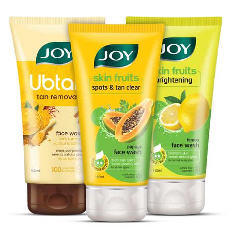Buy Joy Signature Face Wash Pack of 3 Combo For All Skin Types & Concerns (150ml x 3)-Purplle