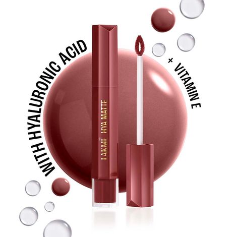 Buy Lakme 9to5 Hya Matte Liquid Lipstick With Hyaluronic Acid & Vitamin E, 2X Hydration, Long-lasting, Transferproof, Weightless Boardroom Blush - 5.3 ml-Purplle