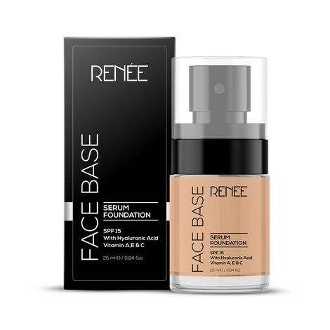Buy RENEE Face Base Serum Foundation -04 Retro 25 ml-Purplle
