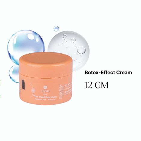 Buy Oteria Time Travel Skin Cream (12 GM) | Wrinkle And Fine Lines Reduce Anti-Aging Face Cream With Hyaluronic Acid And Pentapeptide-Purplle