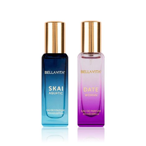 Buy Bella Vita Skai Aquatic & Date Woman: The Signature Duo [40 ML]-Purplle