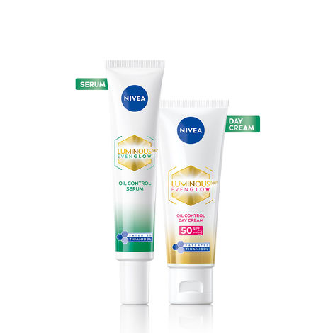 Buy NIVEA Luminous  Serum + Day Cream Even Glow Bestseller Combo (Combo of 2)-Purplle